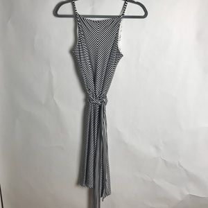 Ann Taylor Striped Midi Dress